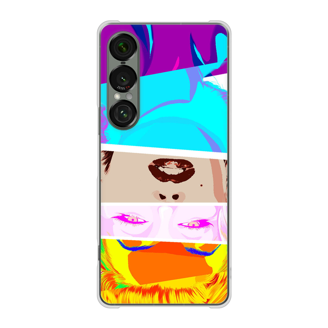 Xperia 1 VII SOG15 au 高画質仕上げ 背面印刷 ハードケースマリリンモンローデザイン