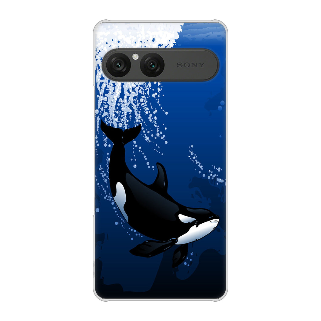 Xperia 10 VII SOG16 au 高画質仕上げ 背面印刷 ハードケース海の守り神