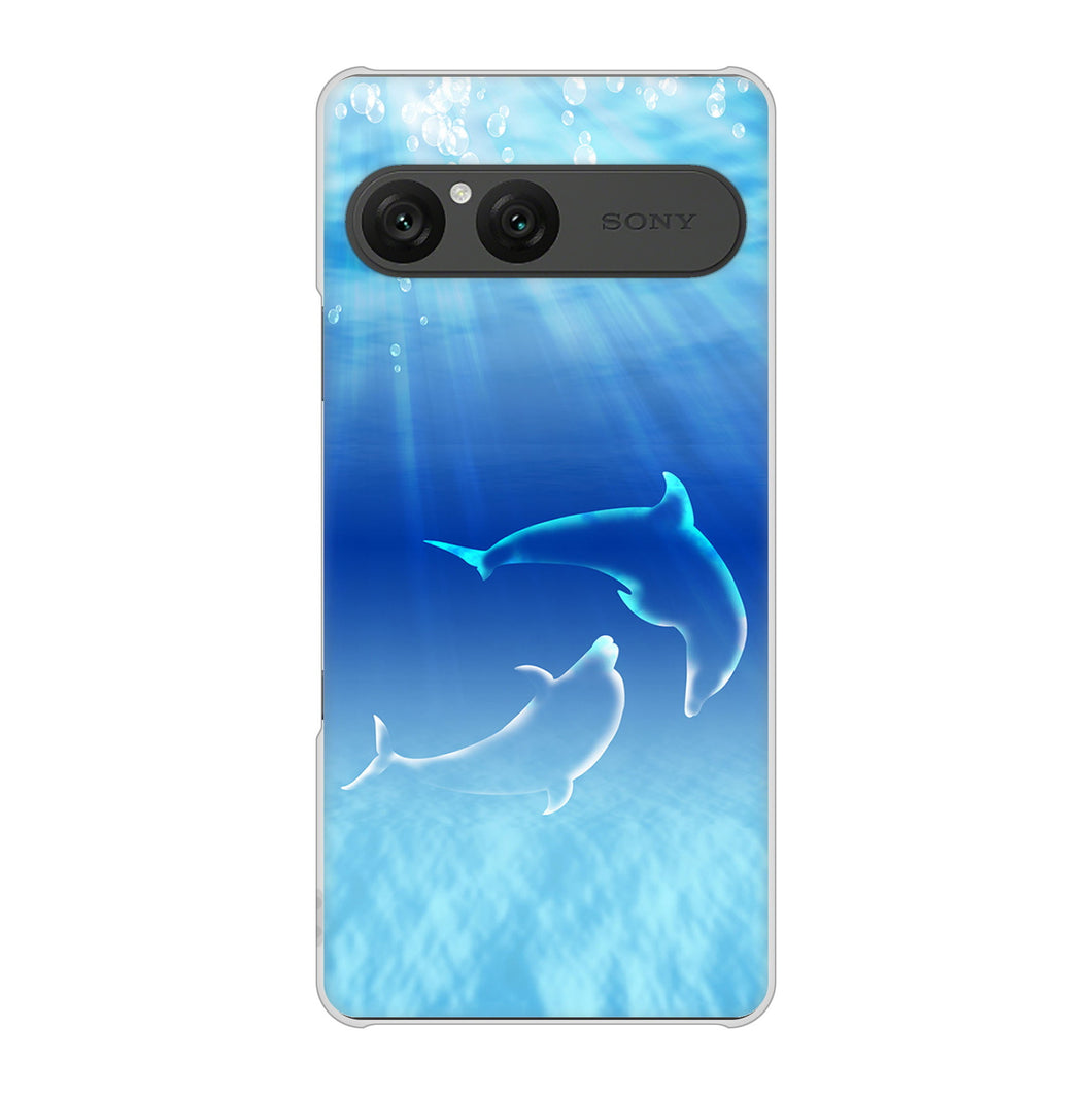 Xperia 10 VII SOG16 au 高画質仕上げ 背面印刷 ハードケース海の守り神