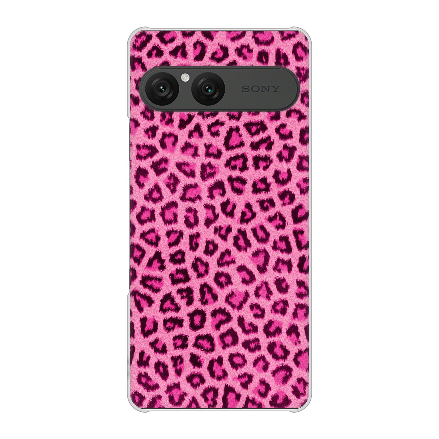 Xperia 10 VII SOG16 au 高画質仕上げ 背面印刷 ハードケースヒョウ柄ベーシックS