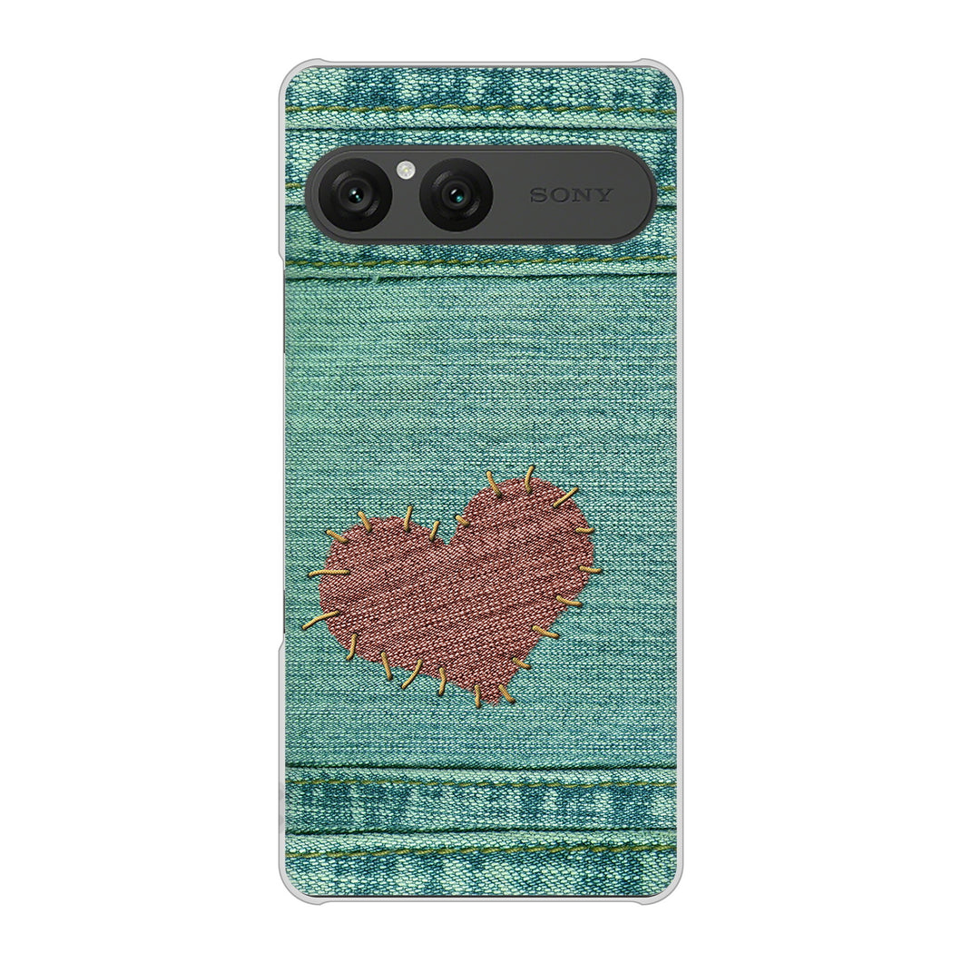 Xperia 10 VII SOG16 au 高画質仕上げ 背面印刷 ハードケースビッグハート