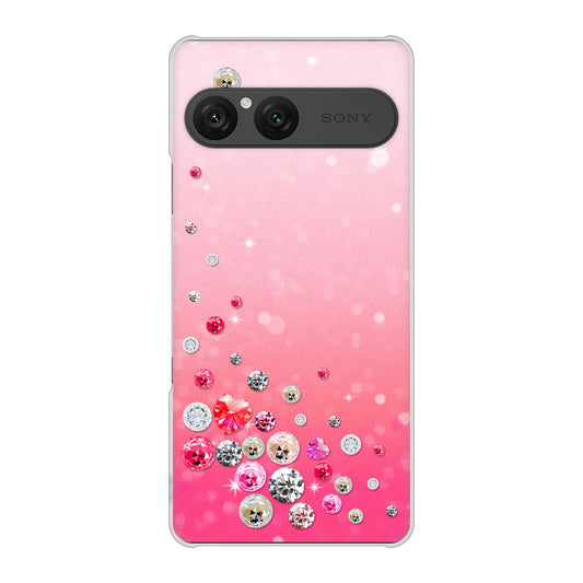 Xperia 10 VII SOG16 au 高画質仕上げ 背面印刷 ハードケーススワロデコ風プリント