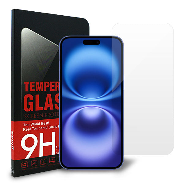 iPhone16 Plus 強化ガラス液晶保護フィルム