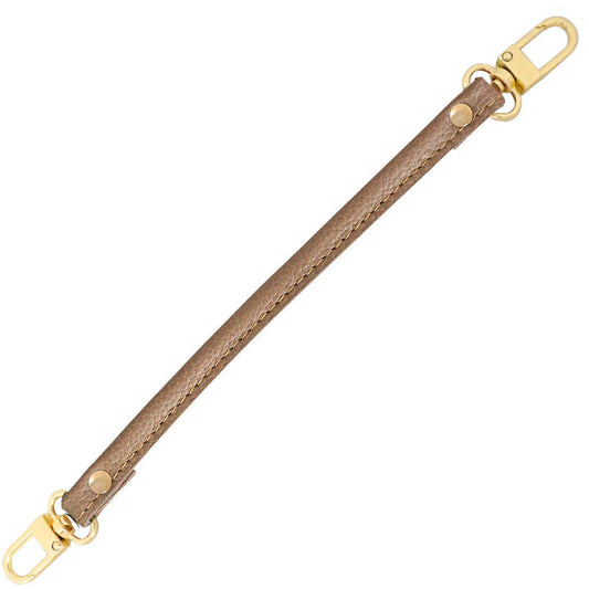 シュリンクレザー 本革 手提げストラップ (ループストラップ) 約23cm ゴールド金具