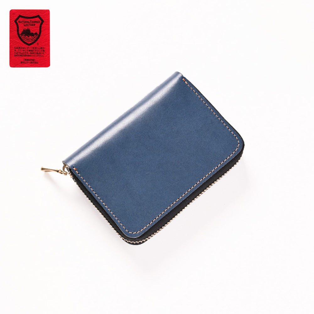 栃木レザー ミニ財布 お札が折れない コンパクトウォレット