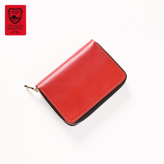 栃木レザー ミニ財布 お札が折れない コンパクトウォレット