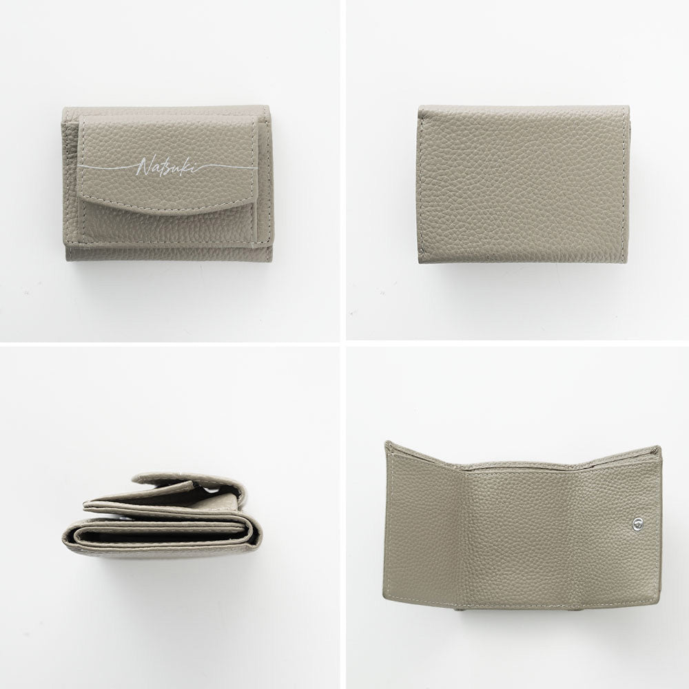 小さいミニ財布 レディース 本革 ミニウォレット くすみカラー Simple