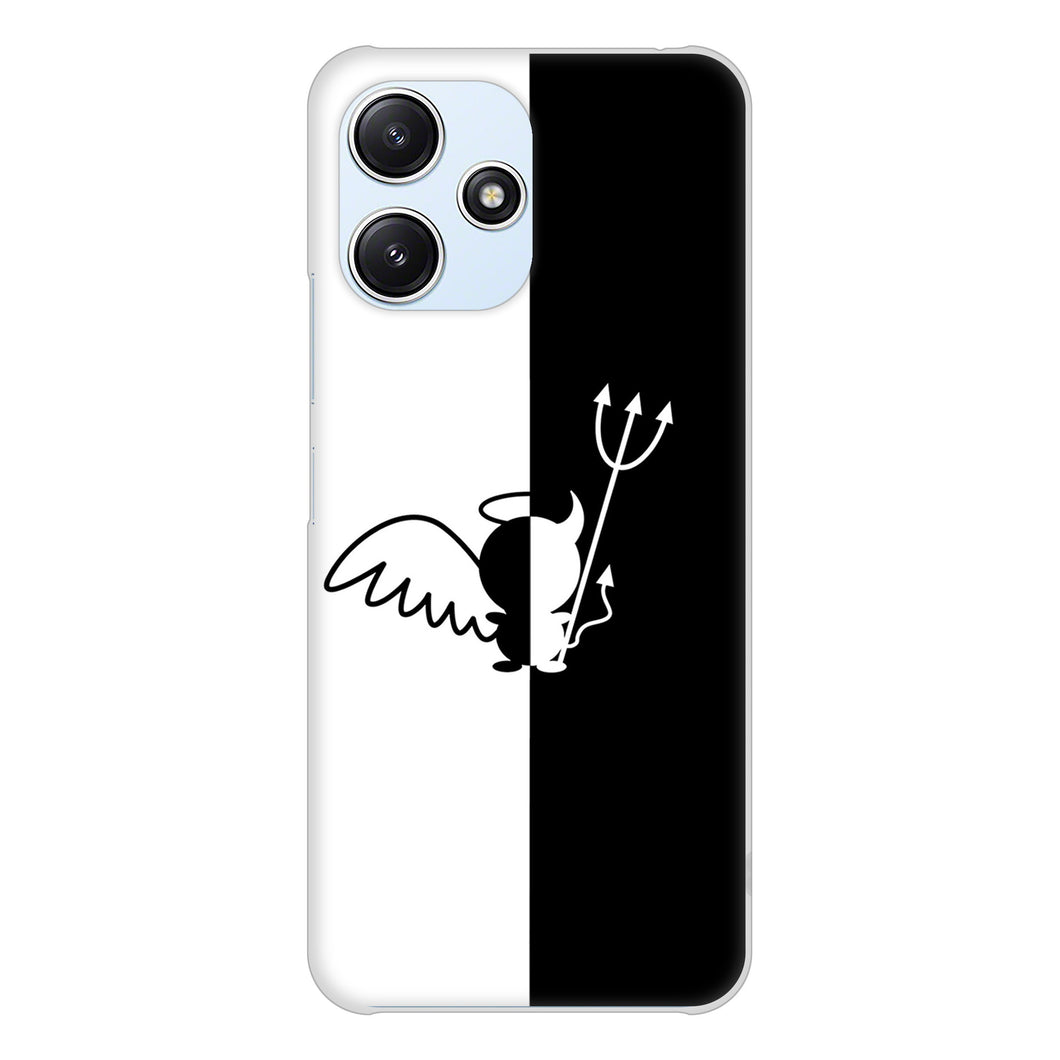 Redmi 12 5G XIG03 au 高画質仕上げ 背面印刷 ハードケース 【027 ハーフデビット】