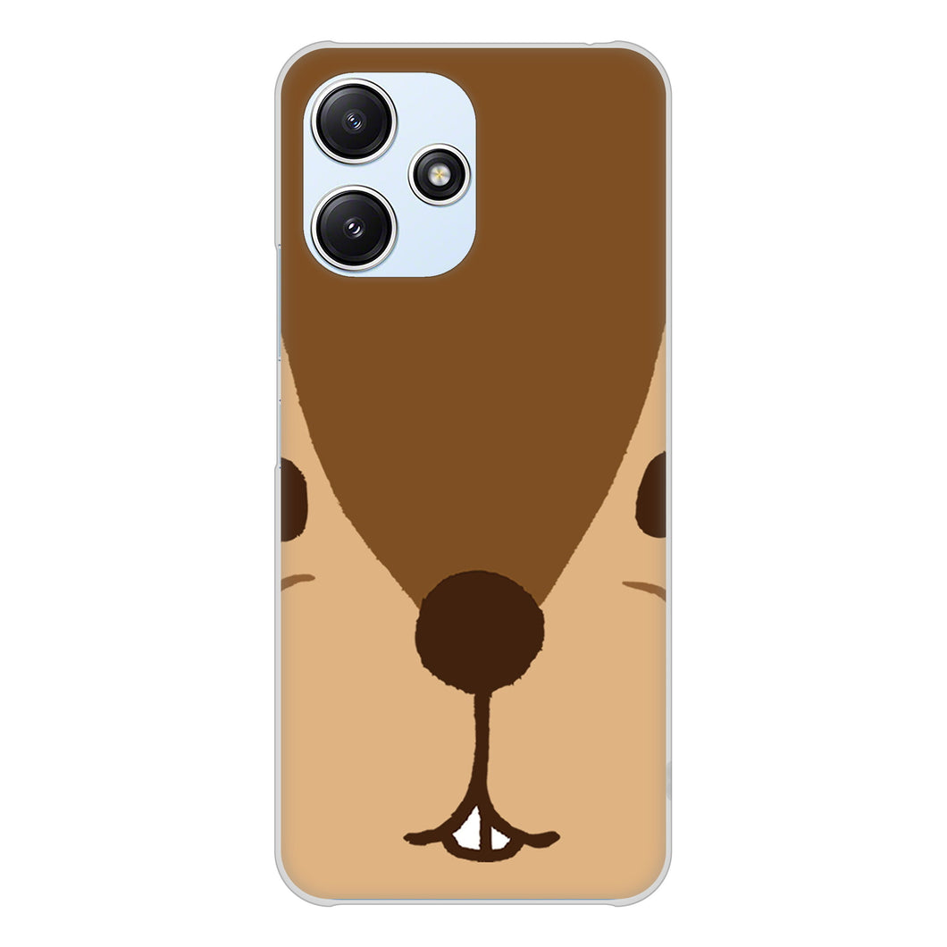 Redmi 12 5G XIG03 au 高画質仕上げ 背面印刷 ハードケースドアップアニマル