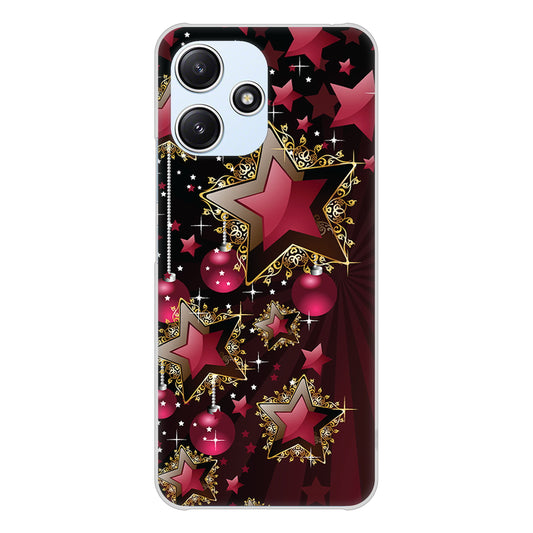 Redmi 12 5G XIG03 au 高画質仕上げ 背面印刷 ハードケース 【434 星の壁】