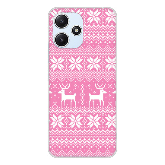 Redmi 12 5G XIG03 au 高画質仕上げ 背面印刷 ハードケースクリスマス