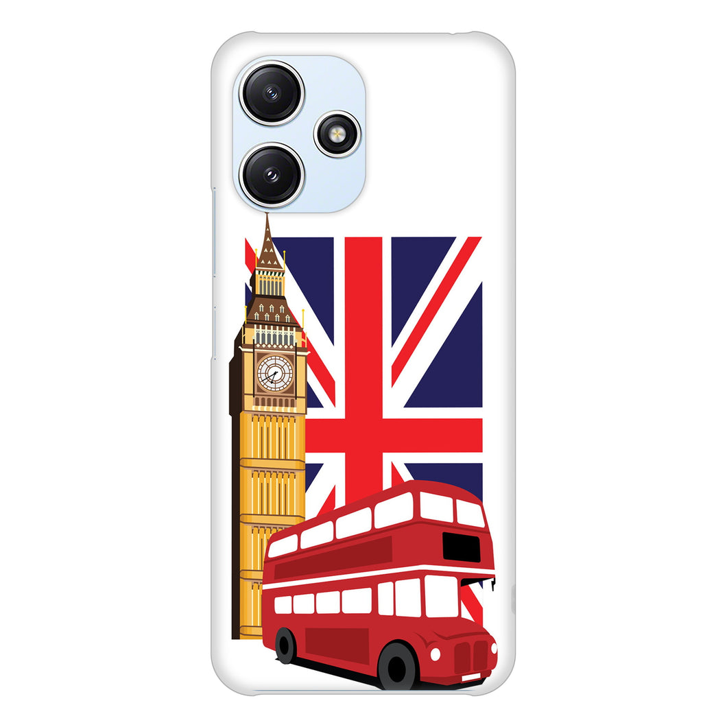 Redmi 12 5G XIG03 au 高画質仕上げ 背面印刷 ハードケースイギリスの風景