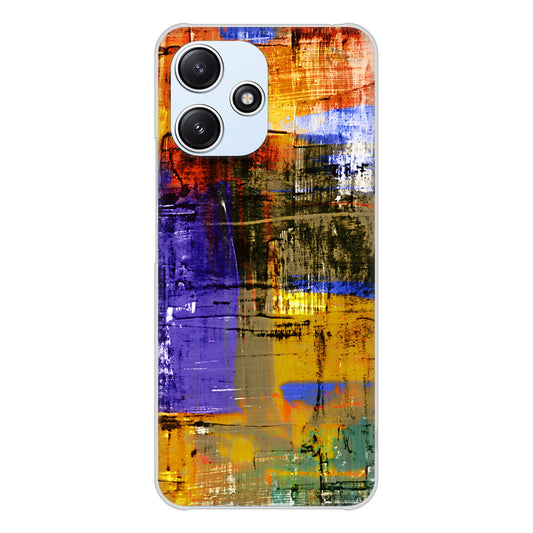 Redmi 12 5G XIG03 au 高画質仕上げ 背面印刷 ハードケース 【609 クラッシュアートBL】