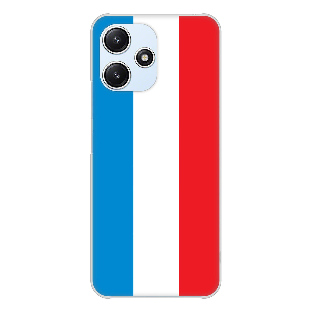 Redmi 12 5G XIG03 au 高画質仕上げ 背面印刷 ハードケース国旗