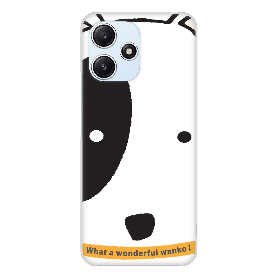 Redmi 12 5G XIG03 au 高画質仕上げ 背面印刷 ハードケース 【IA800 わんこ】