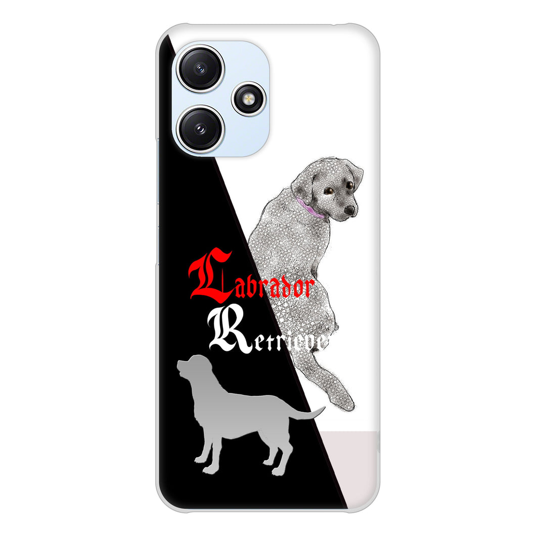 Redmi 12 5G XIG03 au 高画質仕上げ 背面印刷 ハードケースラブラドールレトリバー
