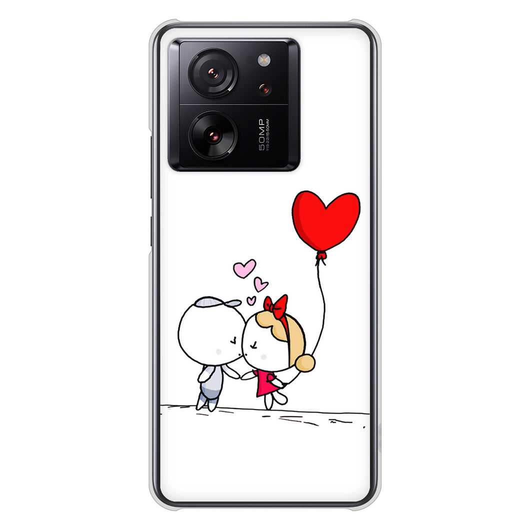 Xiaomi 13T XIG04 au 高画質仕上げ 背面印刷 ハードケースカップル