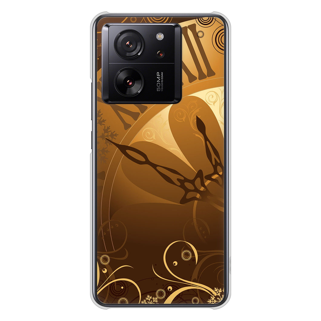 Xiaomi 13T XIG04 au 高画質仕上げ 背面印刷 ハードケース 【185 時を刻む針】