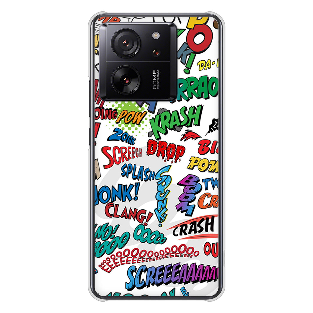 Xiaomi 13T XIG04 au 高画質仕上げ 背面印刷 ハードケース 【271 アメリカン キャッチコピー】