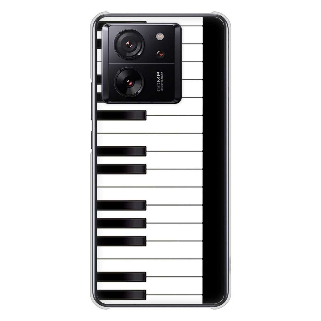 Xiaomi 13T XIG04 au 高画質仕上げ 背面印刷 ハードケースピアノ