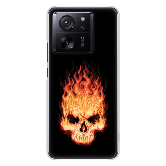 Xiaomi 13T XIG04 au 高画質仕上げ 背面印刷 ハードケース 【364 ドクロの怒り】