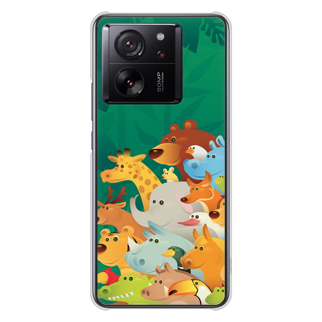 Xiaomi 13T XIG04 au 高画質仕上げ 背面印刷 ハードケース 【370 全員集合】