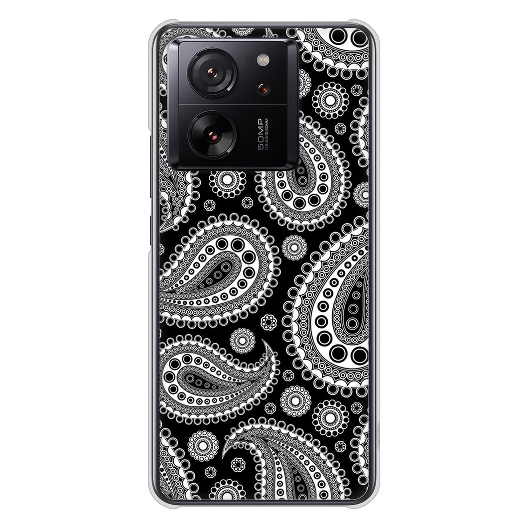 Xiaomi 13T XIG04 au 高画質仕上げ 背面印刷 ハードケースペイズリー