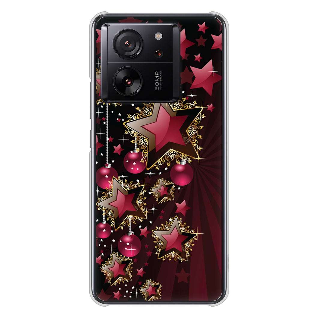 Xiaomi 13T XIG04 au 高画質仕上げ 背面印刷 ハードケース 【434 星の壁】