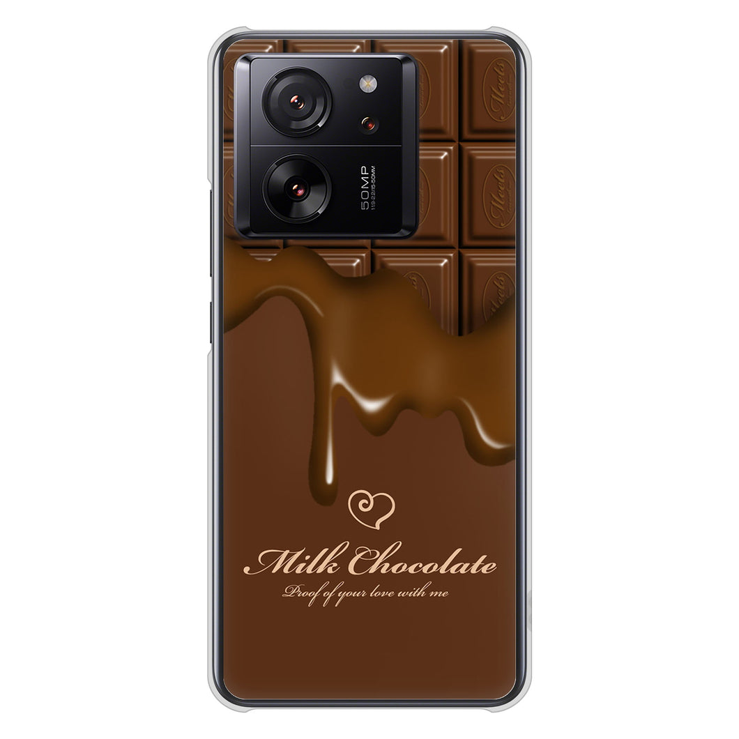 Xiaomi 13T XIG04 au 高画質仕上げ 背面印刷 ハードケース板チョコ