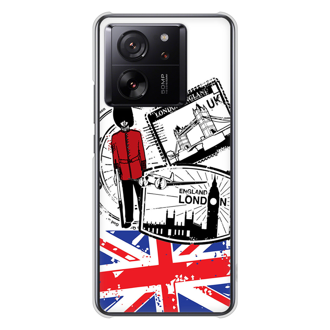 Xiaomi 13T XIG04 au 高画質仕上げ 背面印刷 ハードケースイギリスの風景