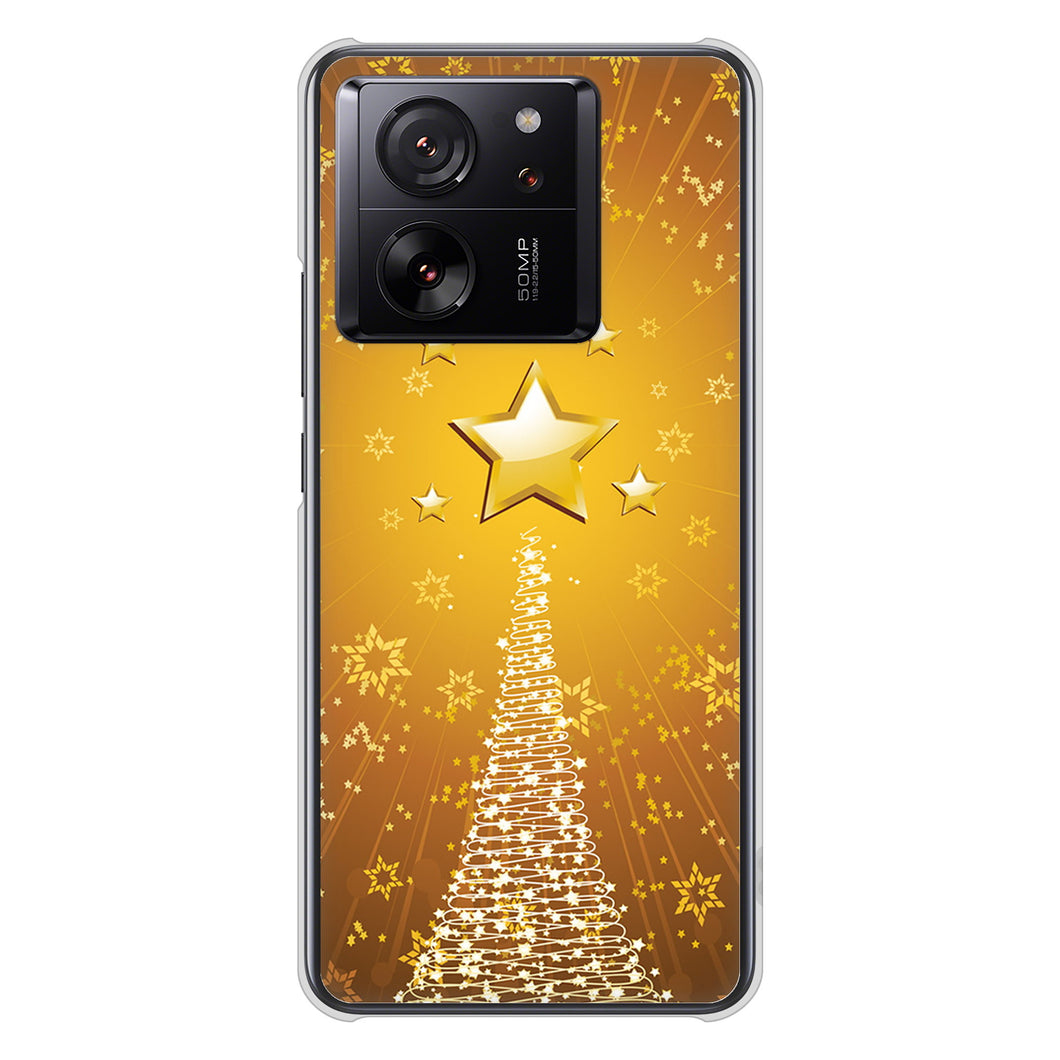 Xiaomi 13T XIG04 au 高画質仕上げ 背面印刷 ハードケースクリスマス