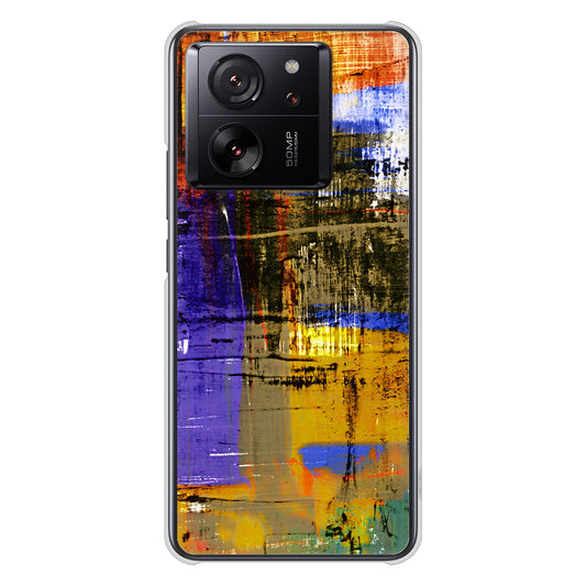 Xiaomi 13T XIG04 au 高画質仕上げ 背面印刷 ハードケース 【609 クラッシュアートBL】