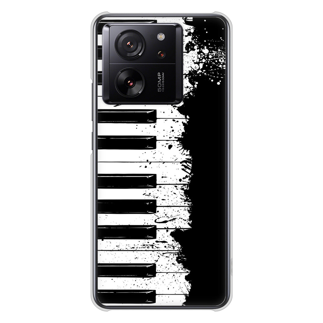 Xiaomi 13T XIG04 au 高画質仕上げ 背面印刷 ハードケースピアノ