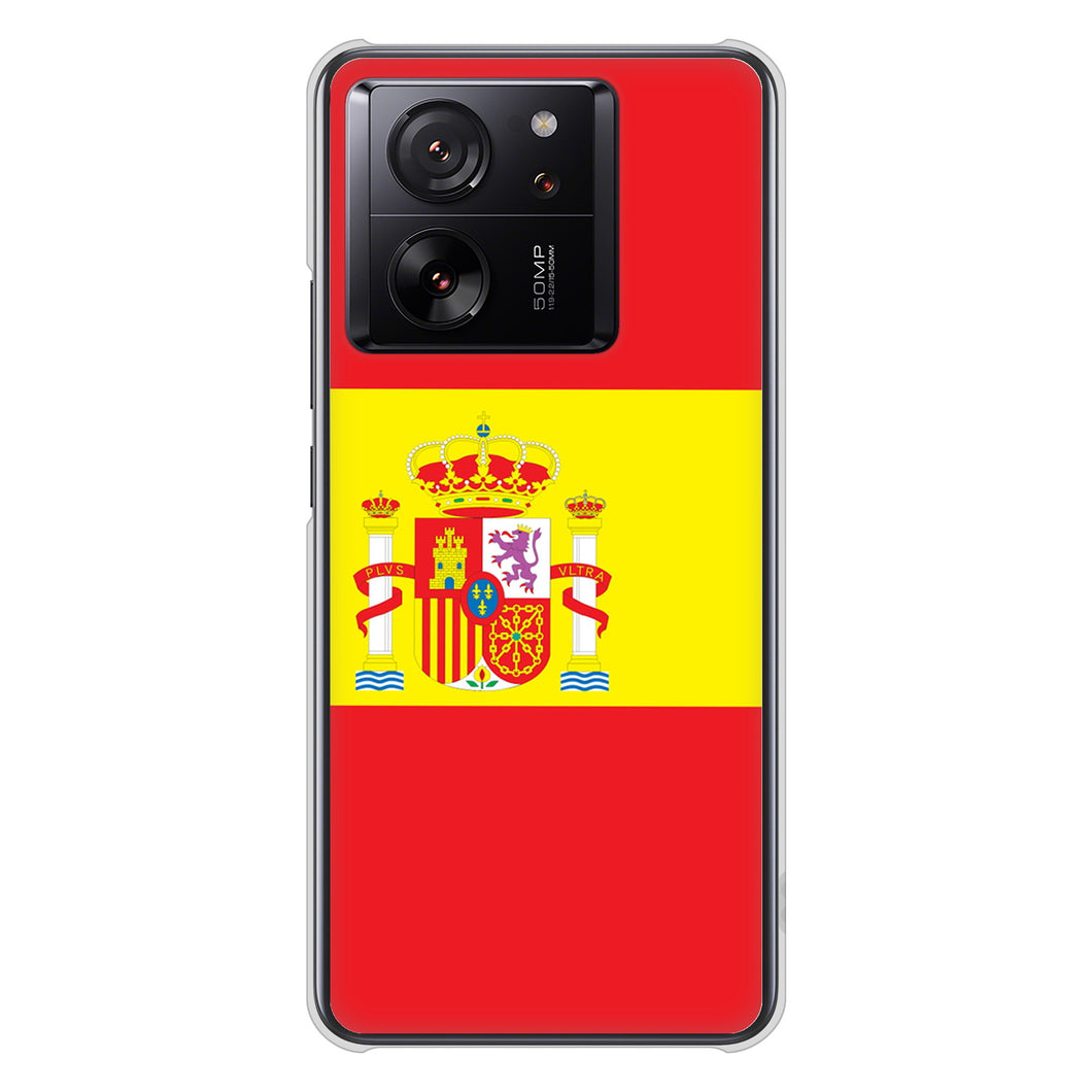 Xiaomi 13T XIG04 au 高画質仕上げ 背面印刷 ハードケース国旗