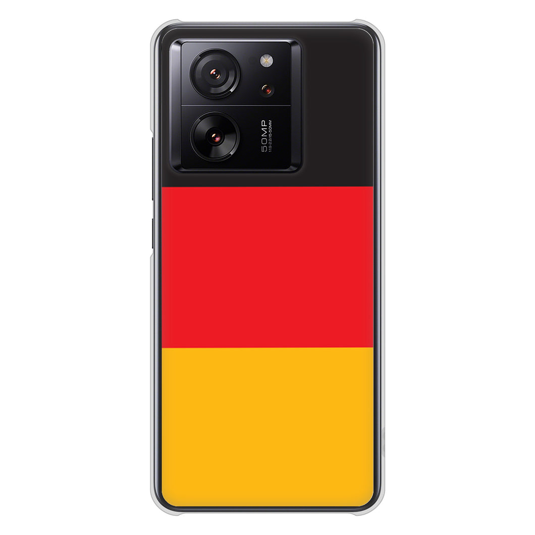 Xiaomi 13T XIG04 au 高画質仕上げ 背面印刷 ハードケース国旗