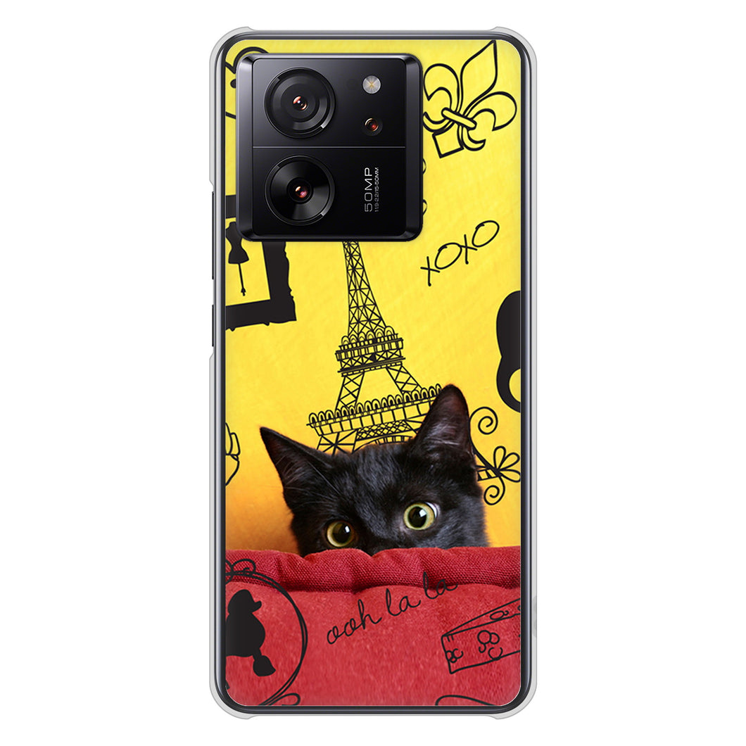 Xiaomi 13T XIG04 au 高画質仕上げ 背面印刷 ハードケースLOVE フランス