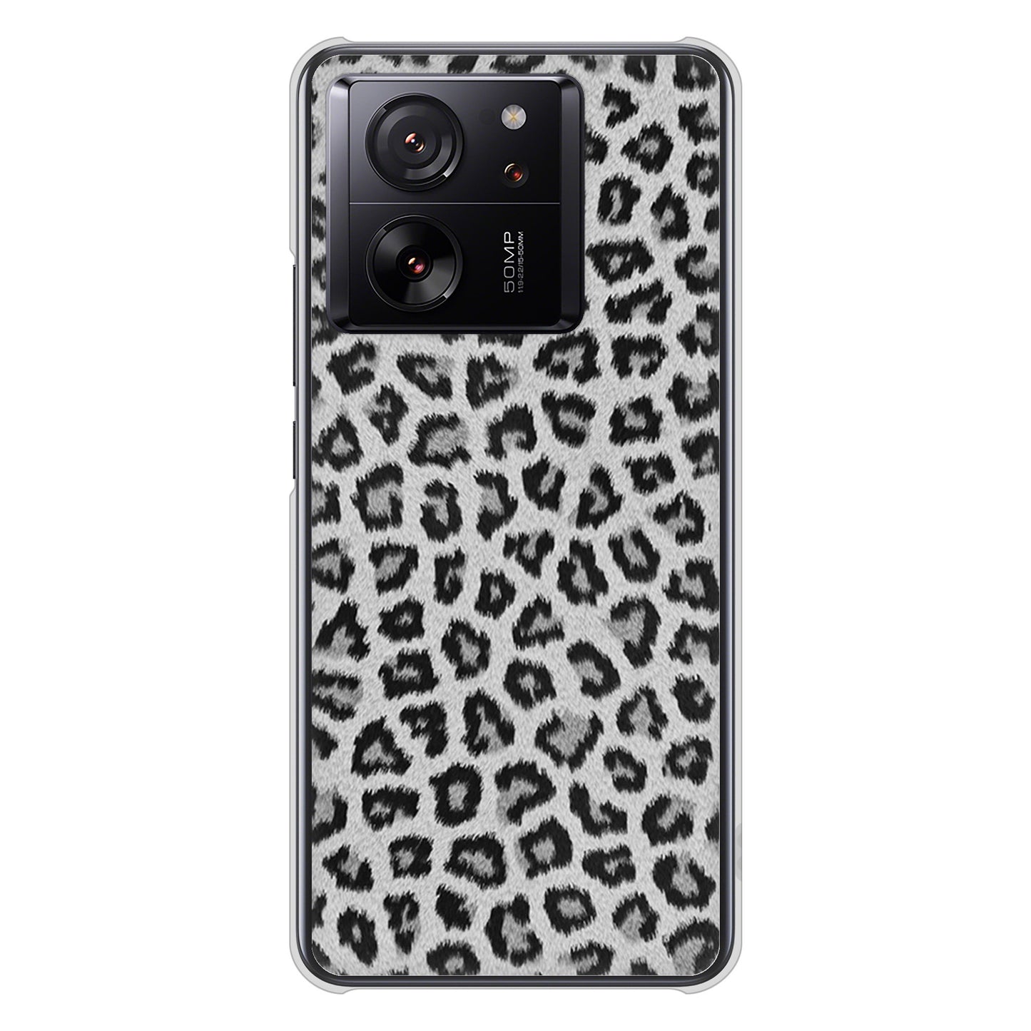 Xiaomi 13T XIG04 au 高画質仕上げ 背面印刷 ハードケースヒョウ柄ベーシックS