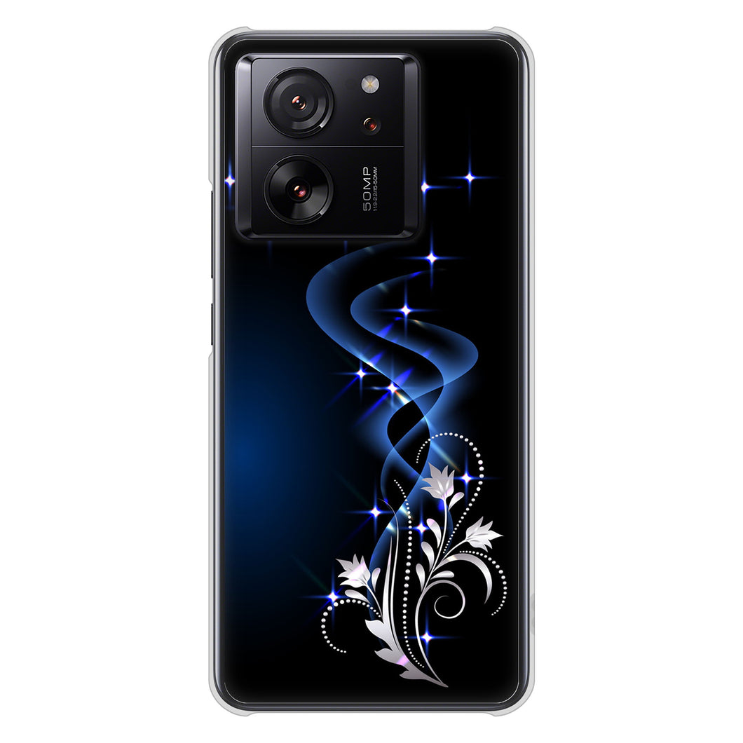 Xiaomi 13T XIG04 au 高画質仕上げ 背面印刷 ハードケース 【1278 華より昇る流れ】