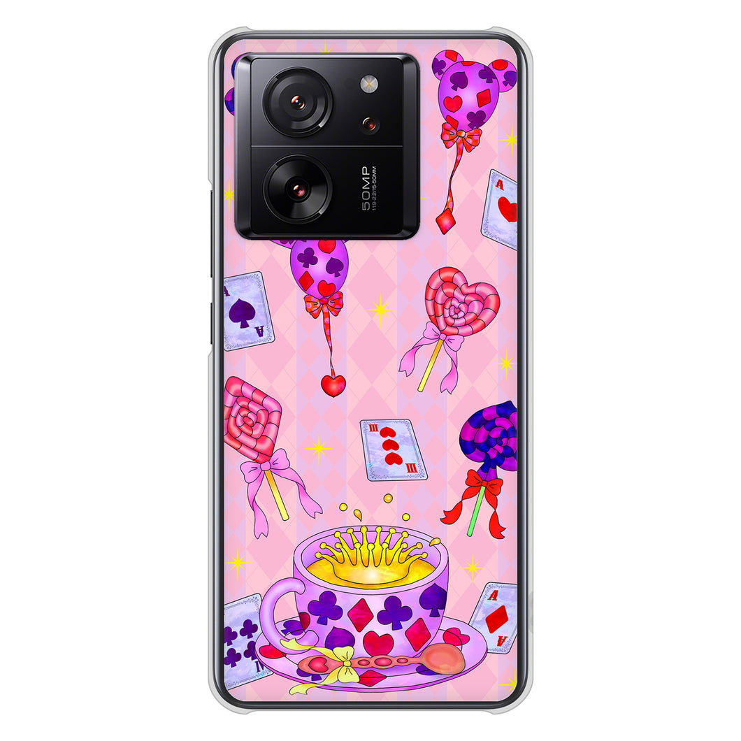 Xiaomi 13T XIG04 au 高画質仕上げ 背面印刷 ハードケースむかいあぐる トランプティー