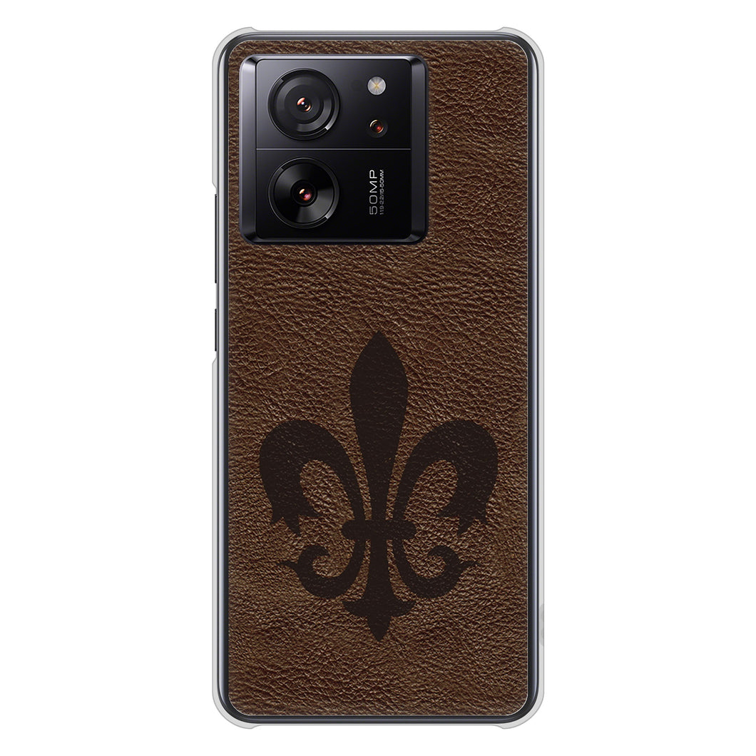 Xiaomi 13T XIG04 au 高画質仕上げ 背面印刷 ハードケースレザー風