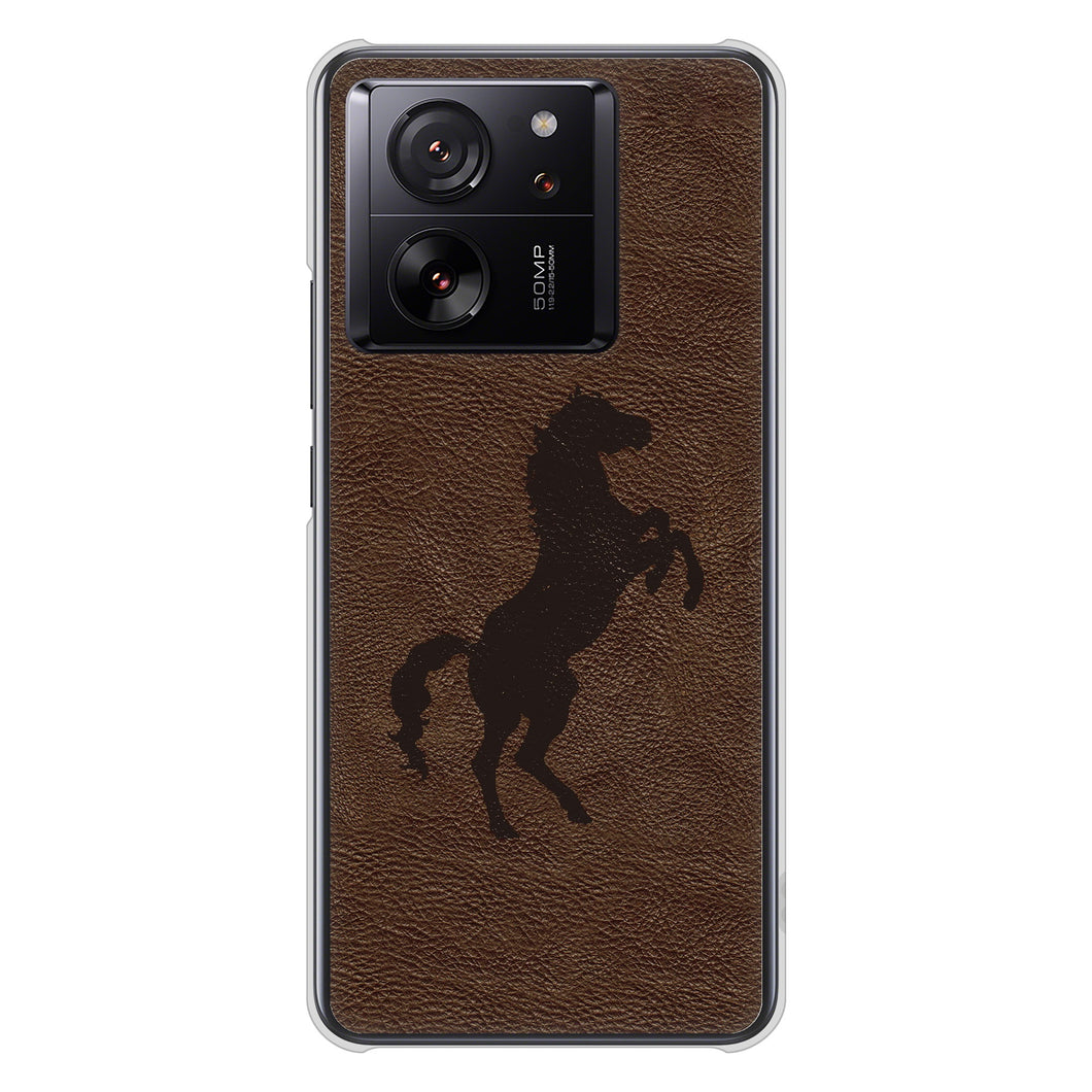 Xiaomi 13T XIG04 au 高画質仕上げ 背面印刷 ハードケースレザー風