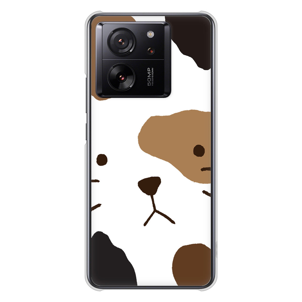 Xiaomi 13T XIG04 au 高画質仕上げ 背面印刷 ハードケース 【IA801 みけ】