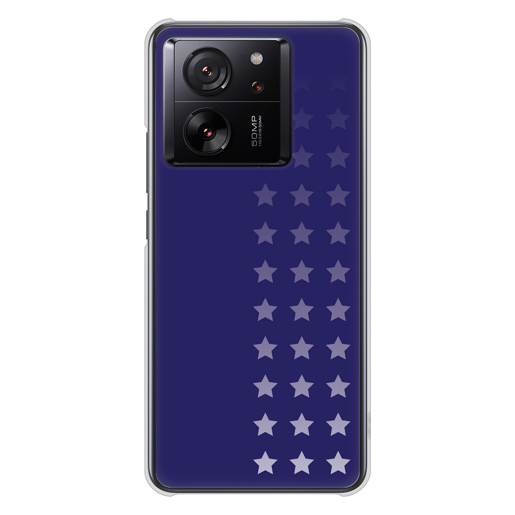 Xiaomi 13T XIG04 au 高画質仕上げ 背面印刷 ハードケース 【IB911 スターライン】