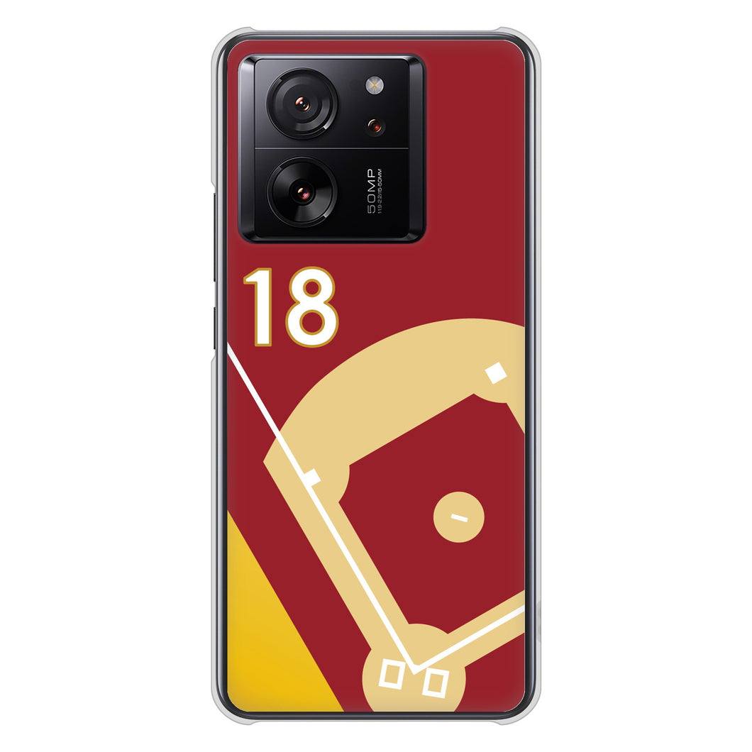Xiaomi 13T XIG04 au 高画質仕上げ 背面印刷 ハードケースbaseball