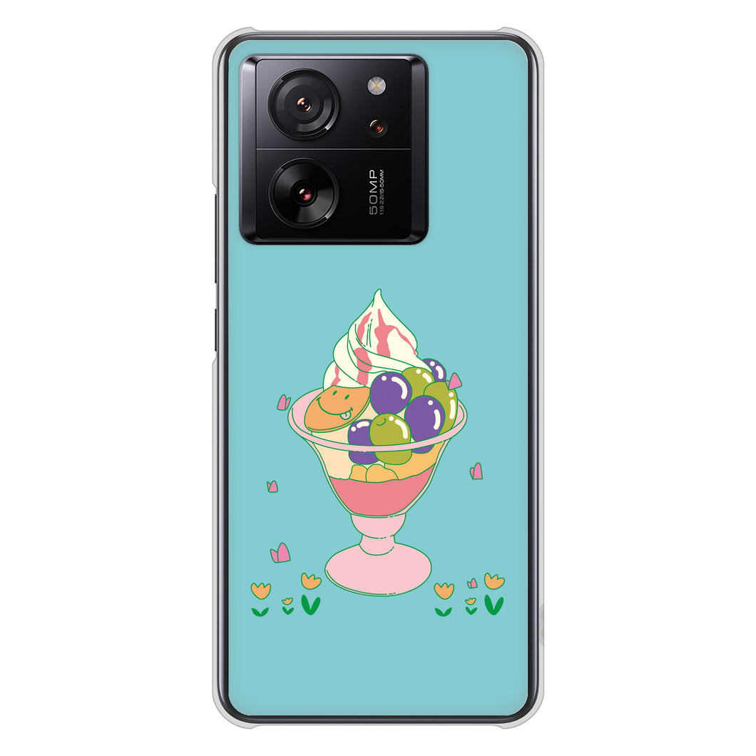 Xiaomi 13T XIG04 au 高画質仕上げ 背面印刷 ハードケーススイーツイラスト