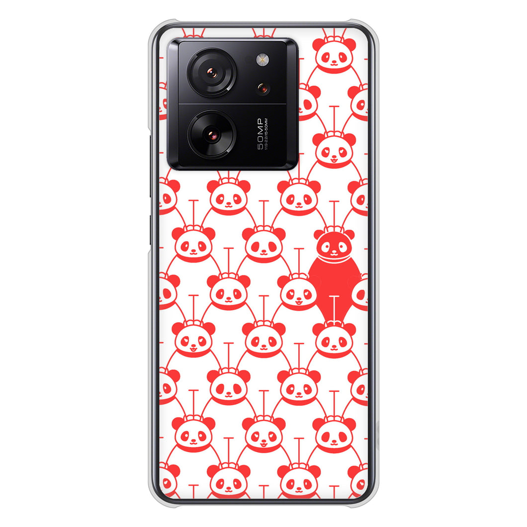 Xiaomi 13T XIG04 au 高画質仕上げ 背面印刷 ハードケースパターンアニマル