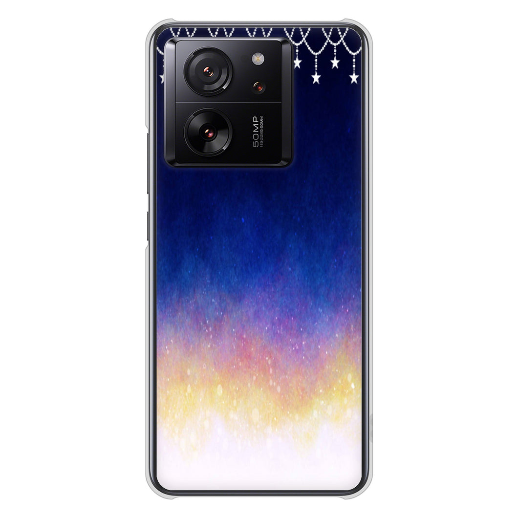 Xiaomi 13T XIG04 au 高画質仕上げ 背面印刷 ハードケース 【MI803 冬の夜空】