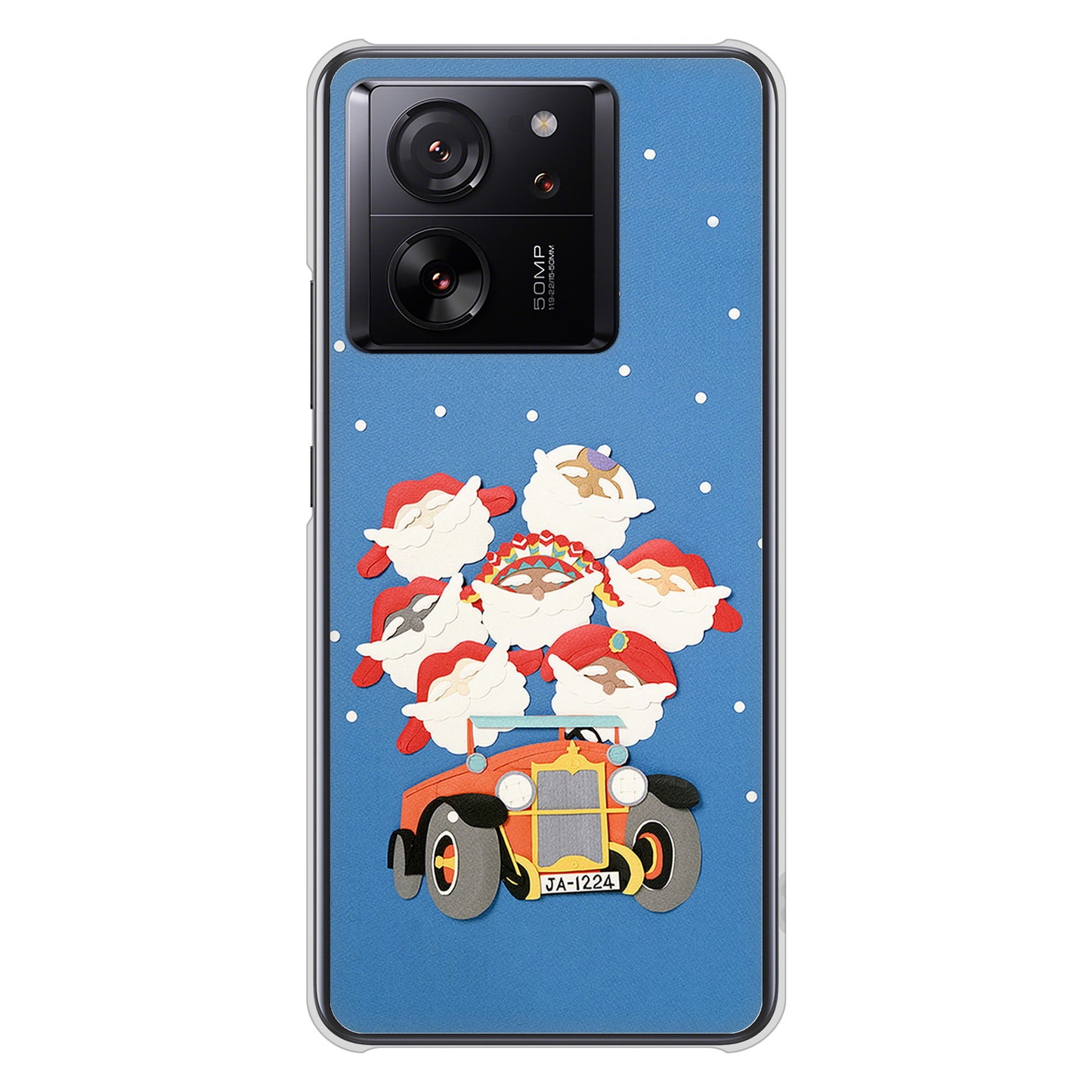 Xiaomi 13T XIG04 au 高画質仕上げ 背面印刷 ハードケースクリスマス