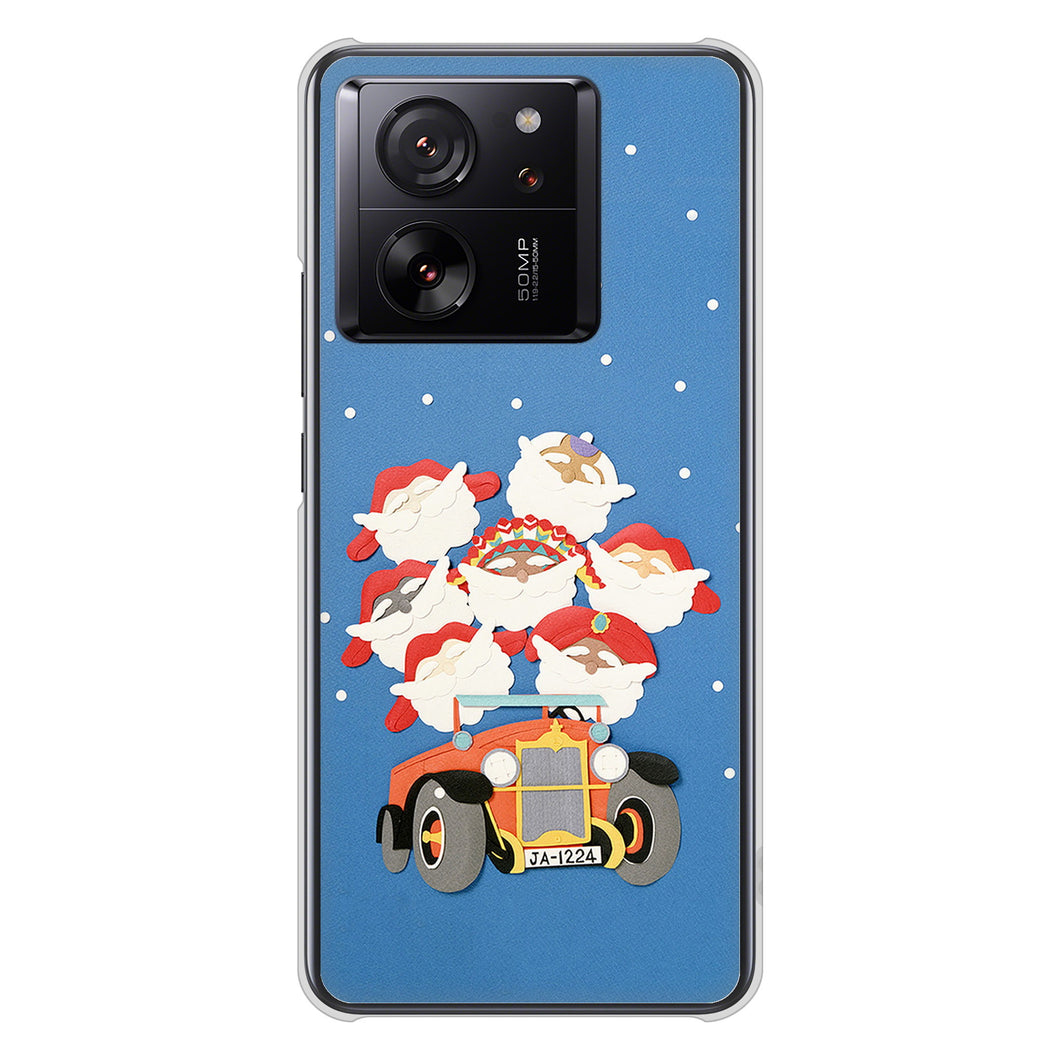 Xiaomi 13T XIG04 au 高画質仕上げ 背面印刷 ハードケースクリスマス