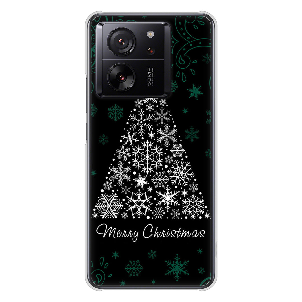 Xiaomi 13T XIG04 au 高画質仕上げ 背面印刷 ハードケースクリスマス